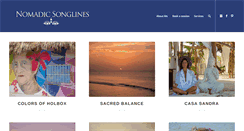 Desktop Screenshot of nomadicsonglines.com